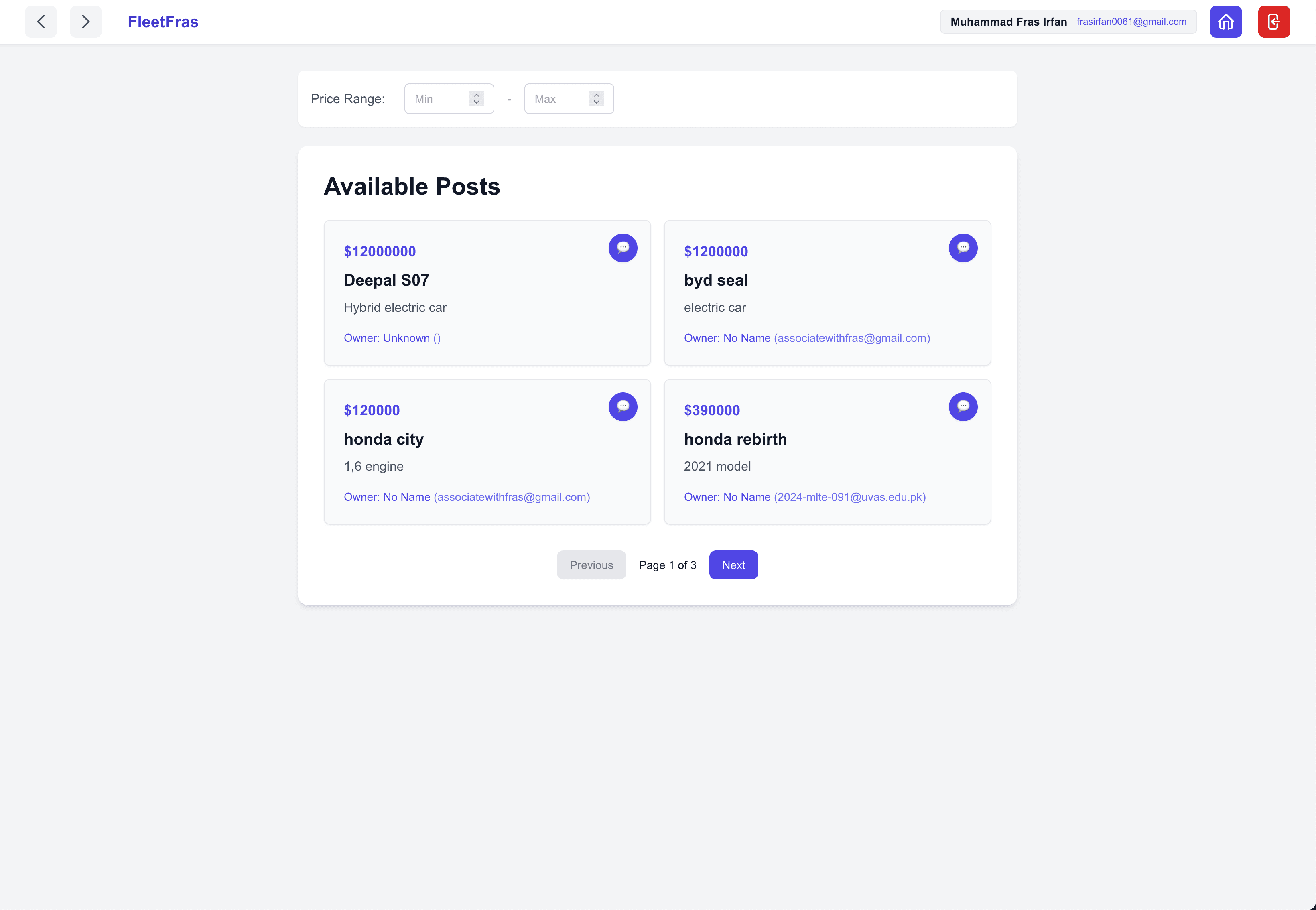 Car Fleet Management System